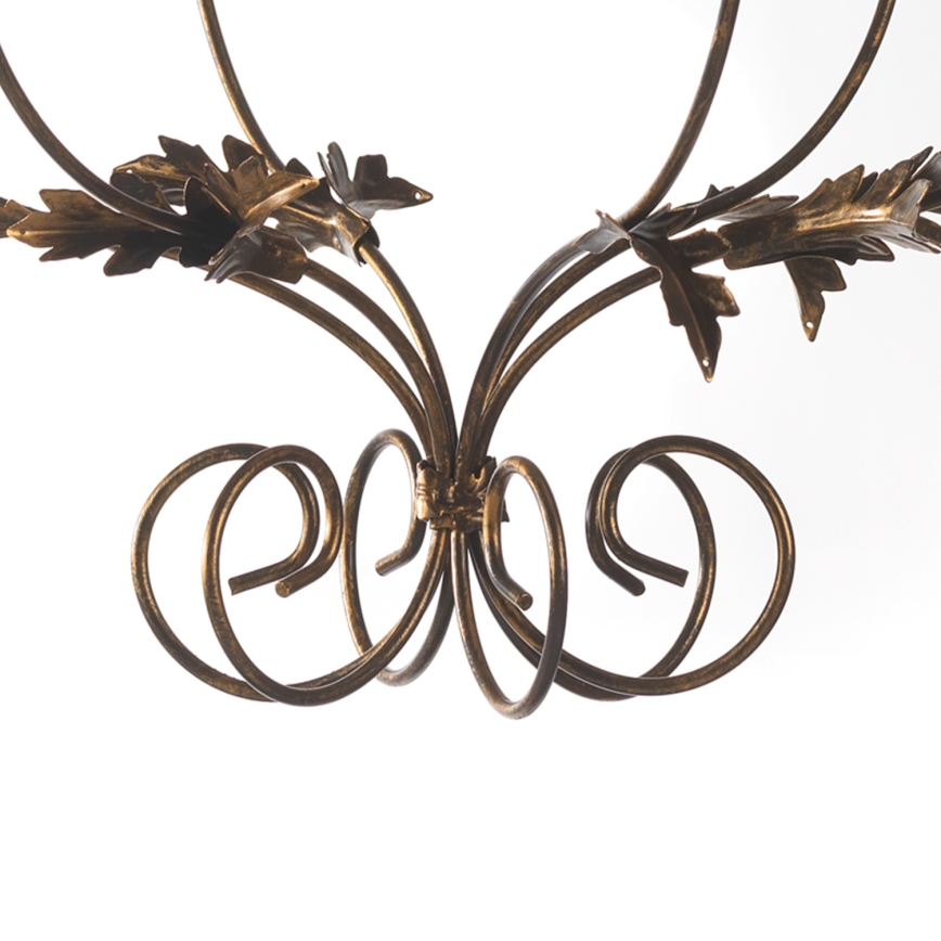 ONLI - Kattokruunu ketjussa CONTESSA 1xE27/22W/230V pronssi