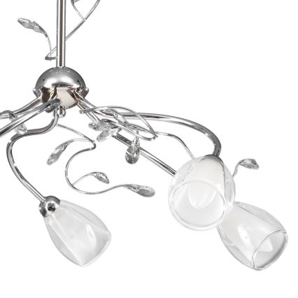 ONLI - Kattokruunu ketjussa SHARON 5xE14/6W/230V