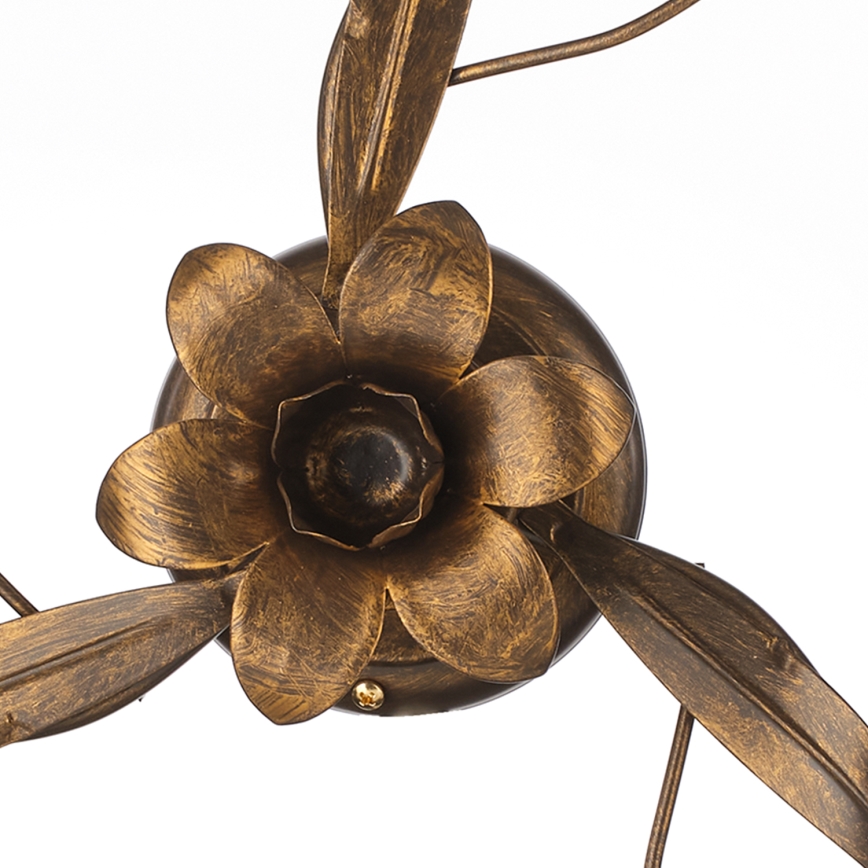 ONLI - Kattovalaisin LUCREZIA 3xE14/6W/230V pronssi