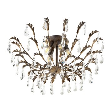 ONLI - Kattovalaisin TERESA 5xE14/6W/230V pronssi