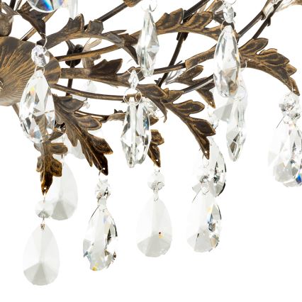 ONLI - Kattovalaisin TERESA 5xE14/6W/230V pronssi