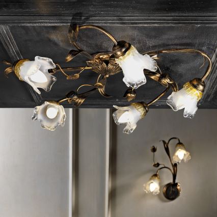 ONLI - Kattovalo ARIANNA 5xE14/6W/230V