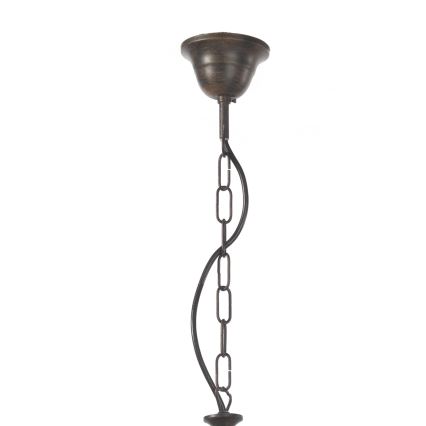 ONLI - Ketjulla roikkuva kattokruunu AGAR 5xE14/6W/230V, halkaisija 80 cm