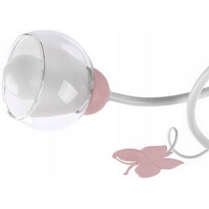 ONLI - Kiinteä lasten kattokruunu BUTTERFLY 3xE14/6W/230V