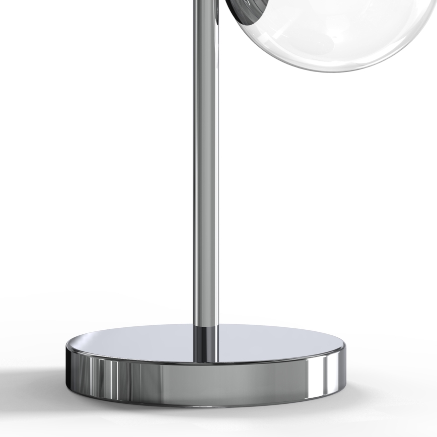 ONLI - KIMBERLY pöytävalaisin 2xG9/6W/230V 40 cm kiiltävä kromi