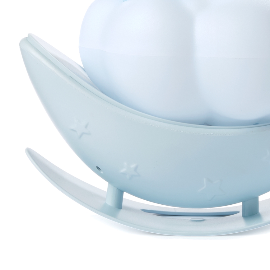 ONLI - ladattava lasten LED-yövalo NUVOLINA LED/2,5W/5V 300 mAh nalle/sininen