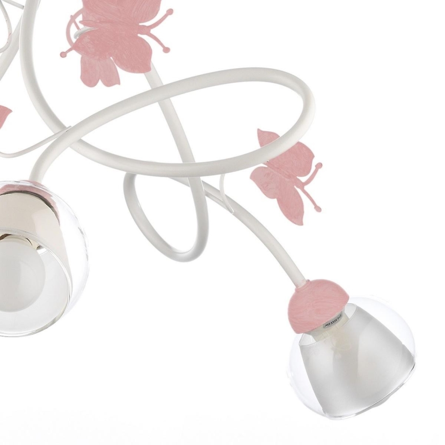 ONLI - Lasten kattokruunu BUTTERFLY 3xE14/6W/230V