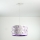 ONLI - Lasten kattokruunu TITILLA 1xE27/22W/230V violetti/valkoinen