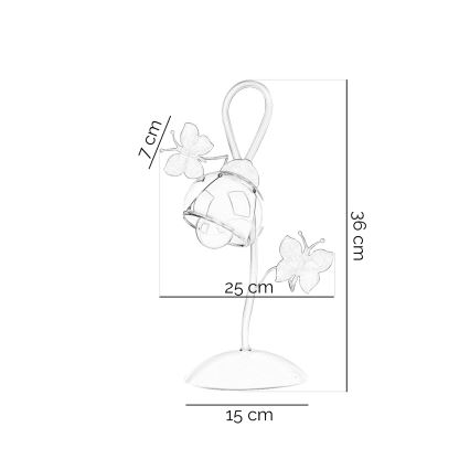 ONLI - Lasten pöytävalaisin BUTTERFLY 1xE14/6W/230V