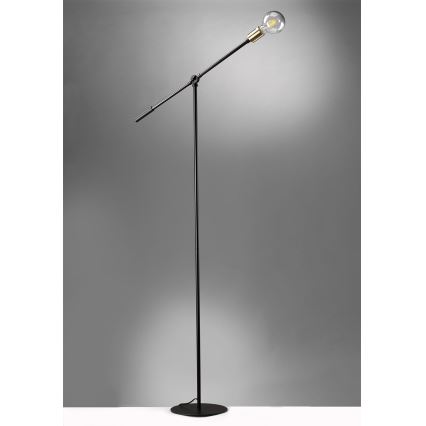 ONLI - Lattialamppu ASTE 1xE27/15W/230V musta/kulta