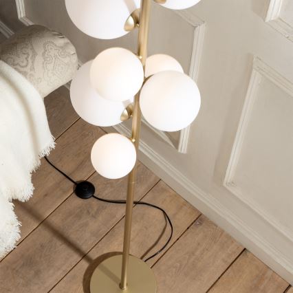 ONLI - Lattialamppu PALOMA 7xG9/10W/230V kulta