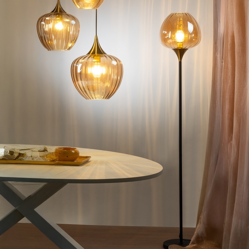 ONLI - lattiavalaisin ELIDE 1xE27/15W/230V musta/kupari