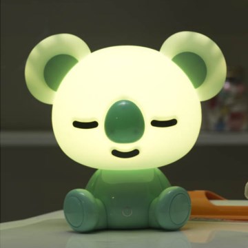 ONLI - LED-himmennettävä lasten yöpöytälamppu PUPPIES LED/3W/230V 20 cm koala/vihreä