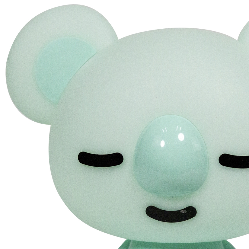 ONLI - LED-himmennettävä lasten yöpöytälamppu PUPPIES LED/3W/230V 20 cm koala/vihreä