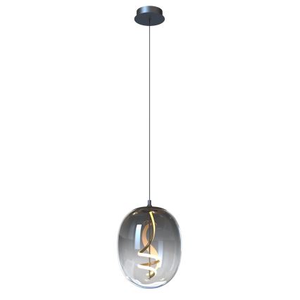 ONLI - LED-kattokruunu johdossa LILLY LED/12W/230V 4000K musta