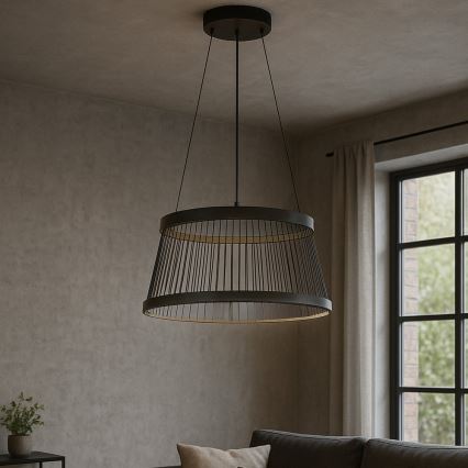 ONLI - LED-kattokruunu johdossa MATE LED/40W/230V 4000K musta