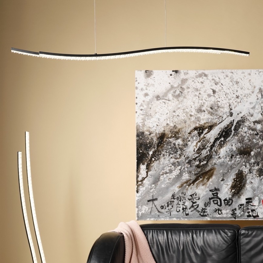 ONLI - LED-kattokruunu johdossa ONDA LED/30W/230V 4000K musta