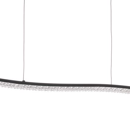 ONLI - LED-kattokruunu johdossa ONDA LED/30W/230V 4000K musta