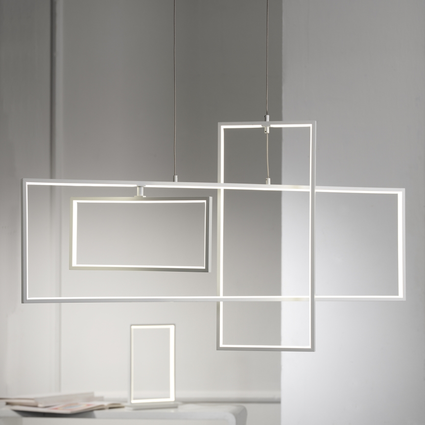 ONLI - LED-kattokruunu johdossa SQUID LED/60W/230V 4000K valkoinen