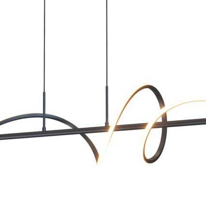 ONLI - LED-kattokruunu johdossa TWIST LED/30W/230V 4000K musta