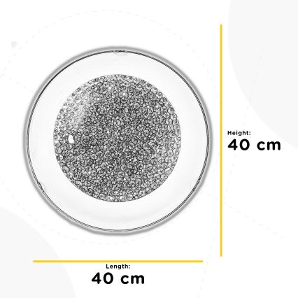 ONLI - LED-kattovalaisin BRILL LED/18W/230V 4000K halkaisija 40 cm