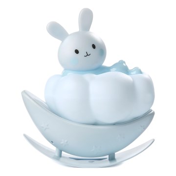 ONLI - LED Ladattava lasten yölamppu NUVOLINA LED/2,5W/5V 300 mAh pupu/sininen