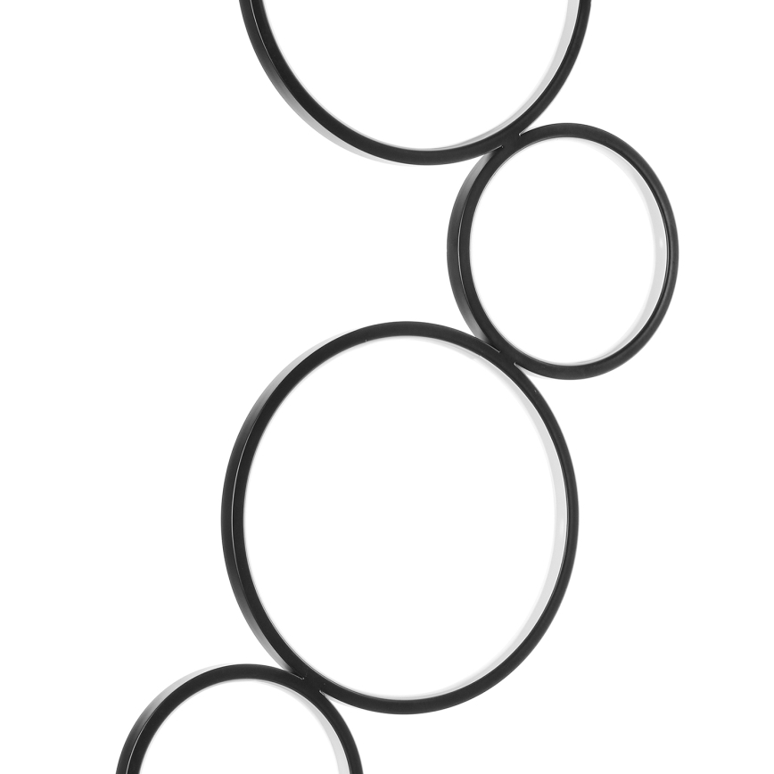 ONLI - LED-lattiavalaisin RINGS LED/58W/230V 4000K musta