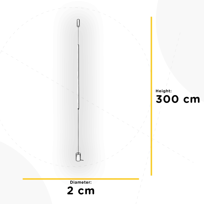 ONLI - LED-lattiavalaisin SIRILLA LED/20W/230V musta