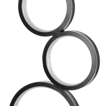 ONLI - LED-pöytälamppu RINGS LED/17W/230V 4000K 37 cm musta