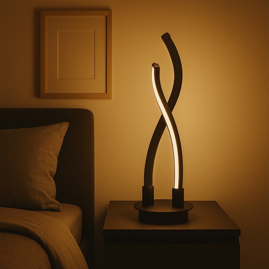 ONLI - LED-pöytävalaisin DAFNE LED/12W/230V 4000K 48 cm musta