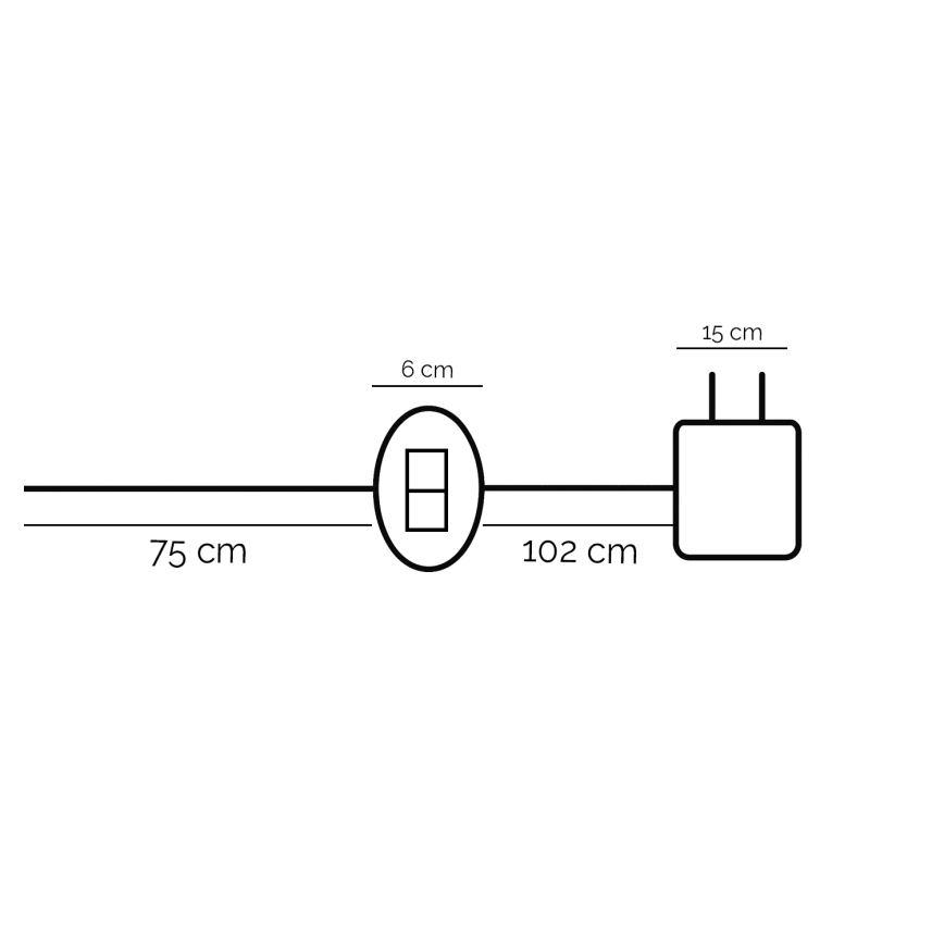 ONLI - LED-pöytävalaisin DAFNE LED/12W/230V 4000K 48 cm musta