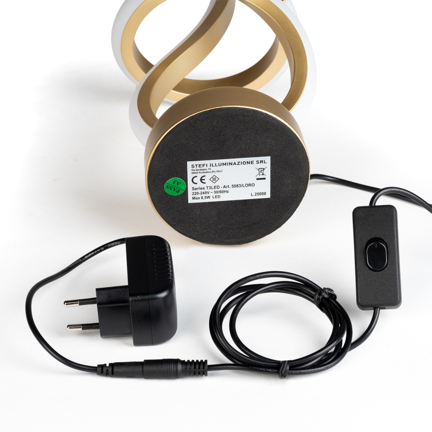 ONLI - LED-pöytävalaisin KIRA LED/10W/230V 4000K 28 cm kulta