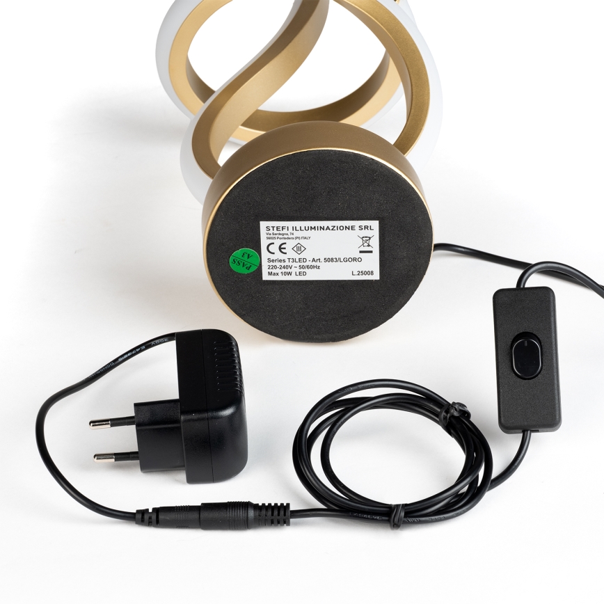 ONLI - LED-pöytävalaisin KIRA LED/12W/230V 4000K 38,5 cm kulta