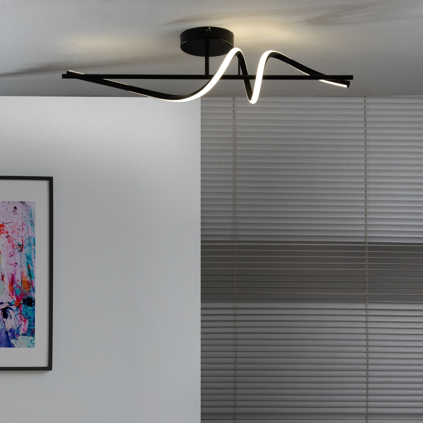 ONLI - LED-seinävalaisin TWIST LED/25W/230V 4000K musta