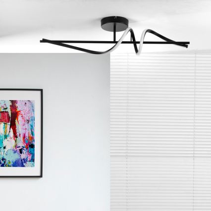 ONLI - LED-seinävalaisin TWIST LED/25W/230V 4000K musta