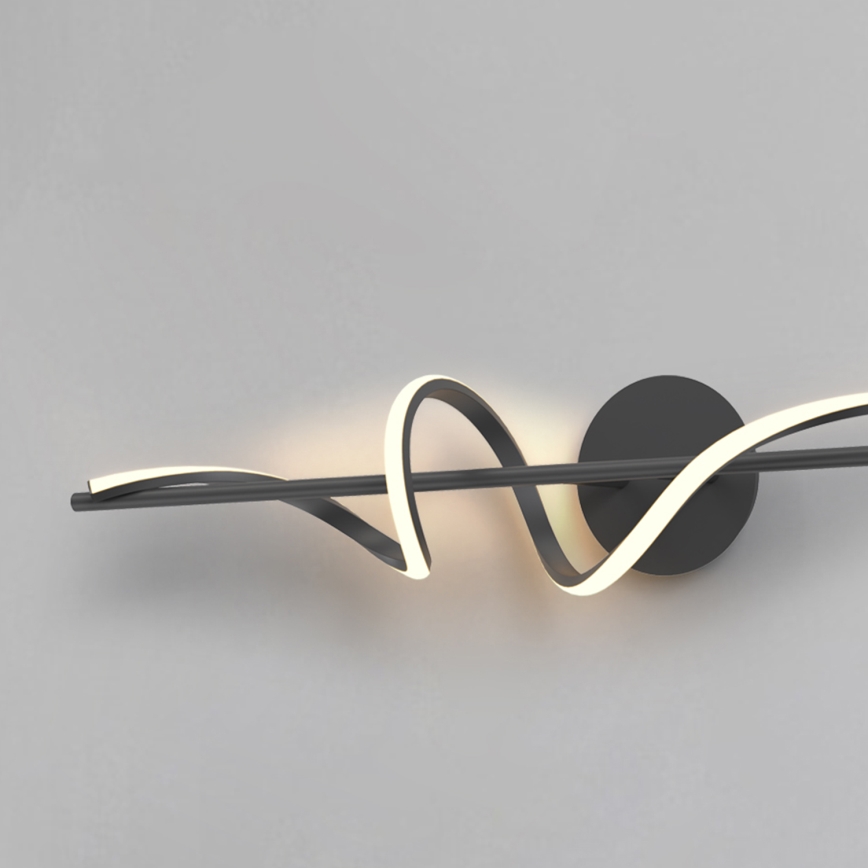 ONLI - LED-seinävalaisin TWIST LED/25W/230V 4000K musta