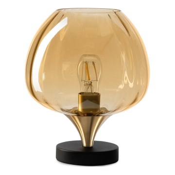 ONLI - Pöytälamppu ELIDE 1xE27/15W/230V musta/kupari