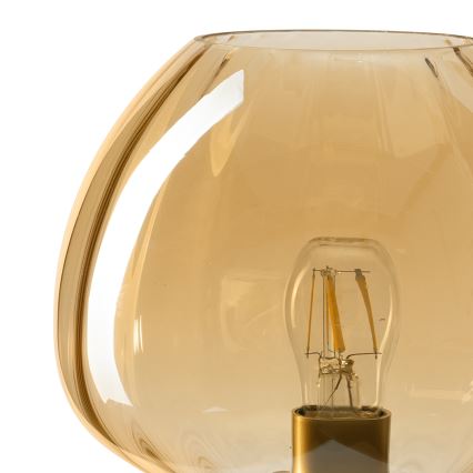 ONLI - Pöytälamppu ELIDE 1xE27/15W/230V musta/kupari