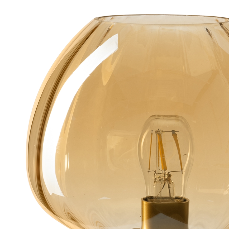 ONLI - Pöytälamppu ELIDE 1xE27/15W/230V musta/kupari