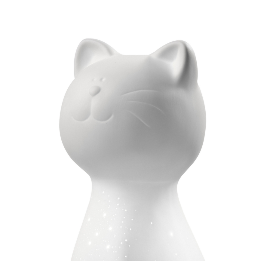 ONLI - Pöytälamppu PORCELLANA 1xE14/6W/230V 27,2 cm kissa