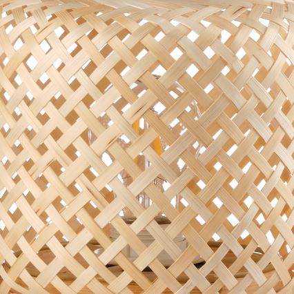 ONLI - Pöytävalaisin BAMBOO 1xE27/22W/230V bambu