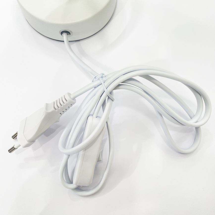 ONLI - Pöytävalaisin BOLLICINE 1xE14/6W/230V 22 cm valkoinen