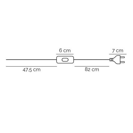 ONLI - Pöytävalaisin BOLLICINE 1xE14/6W/230V 22 cm valkoinen