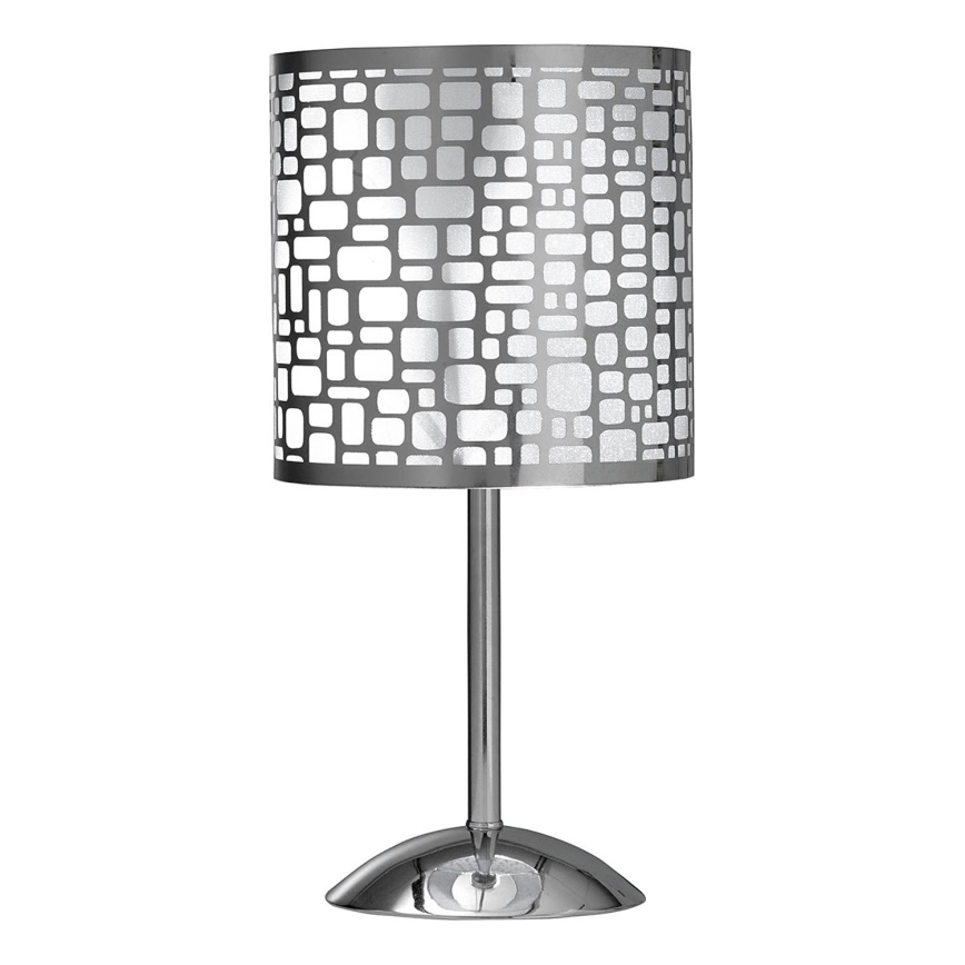 ONLI - Pöytävalaisin BRUCE 1xE27/15W/230V 40 cm mattakromi