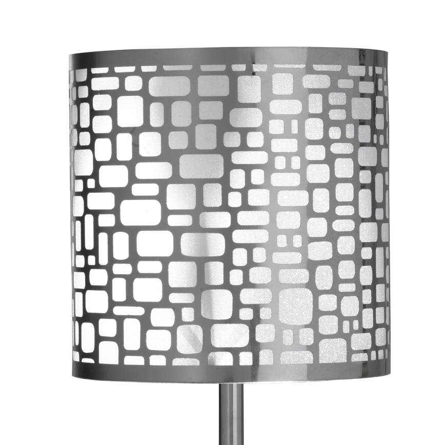 ONLI - Pöytävalaisin BRUCE 1xE27/15W/230V 40 cm mattakromi