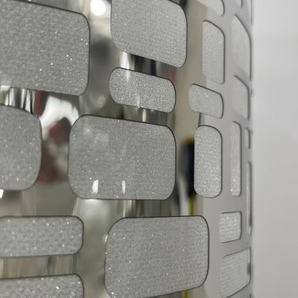 ONLI - Pöytävalaisin BRUCE 1xE27/15W/230V 40 cm mattakromi