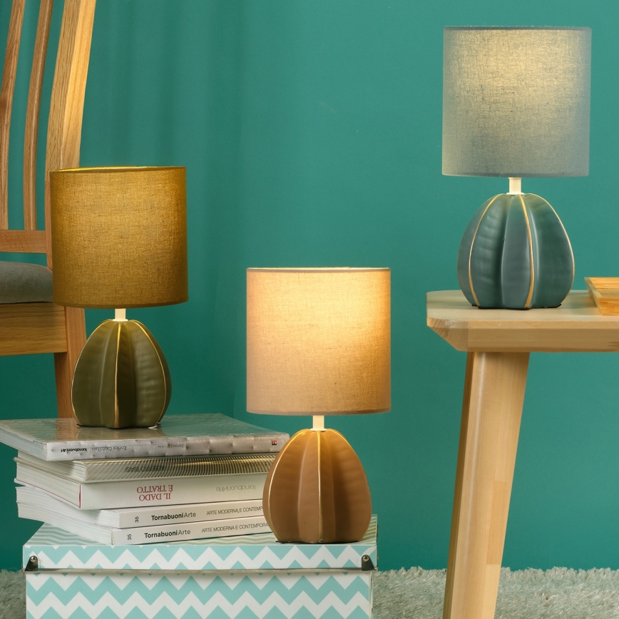 ONLI - Pöytävalaisin CARAMBOLA 1xE14/6W/230V ruskea