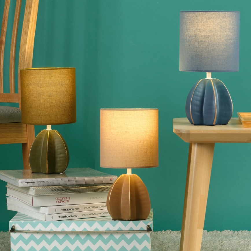 ONLI - Pöytävalaisin CARAMBOLA 1xE14/6W/230V sininen