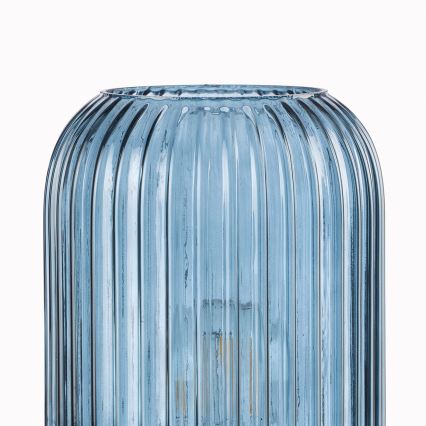 ONLI - Pöytävalaisin DOROTY 1xE27/22W/230V sininen/kulta