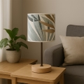 ONLI - Pöytävalaisin FLORA 1xE27/22W/230V 28 cm vihreä/kulta